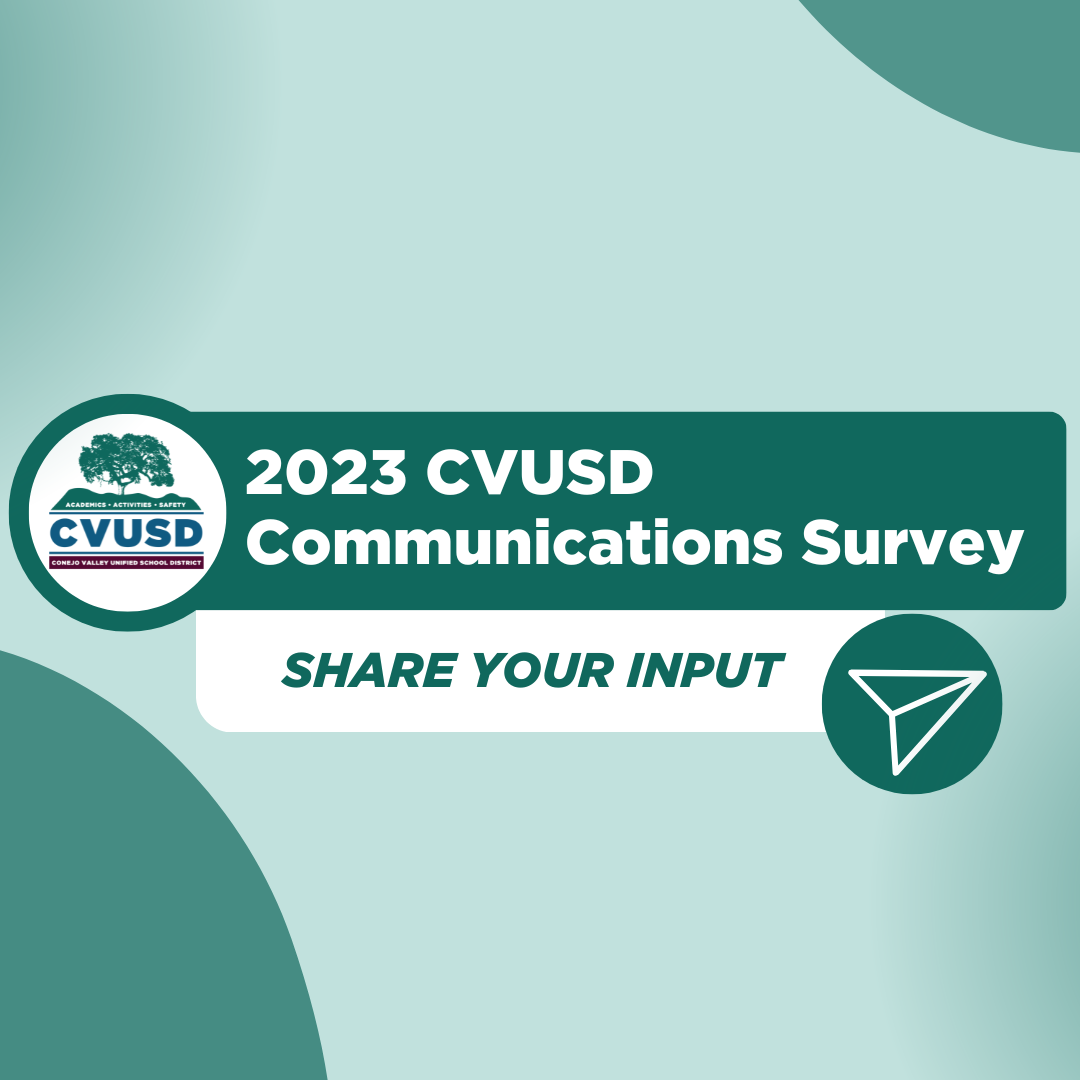  Share Your Input: 2023 CVUSD Communications Survey
